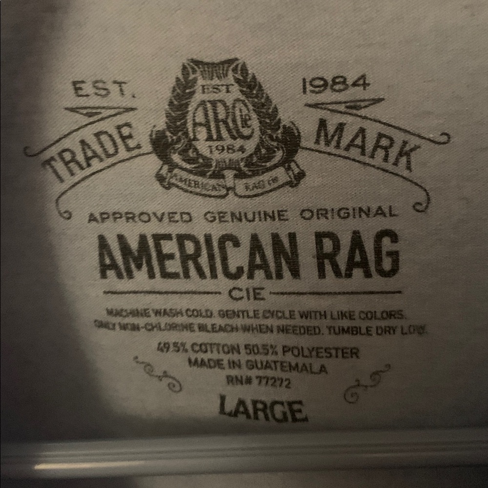 Rare Chris Farley La De Freakin Da Baby Blue American Rag 50/50 TShirt SZ L🔥🔥🔥 - Picture 3 of 5